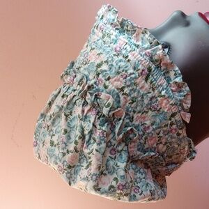 Traditional cap. All cotton, hand made, floral